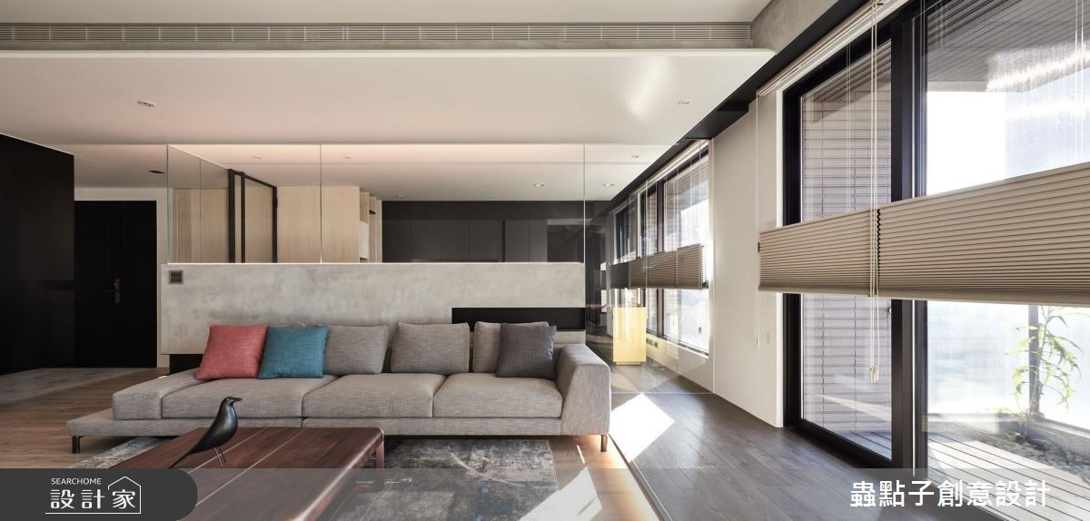60坪新成屋(5年以下)＿簡約風客廳案例圖片＿蟲點子創意設計＿蟲點子_62之17