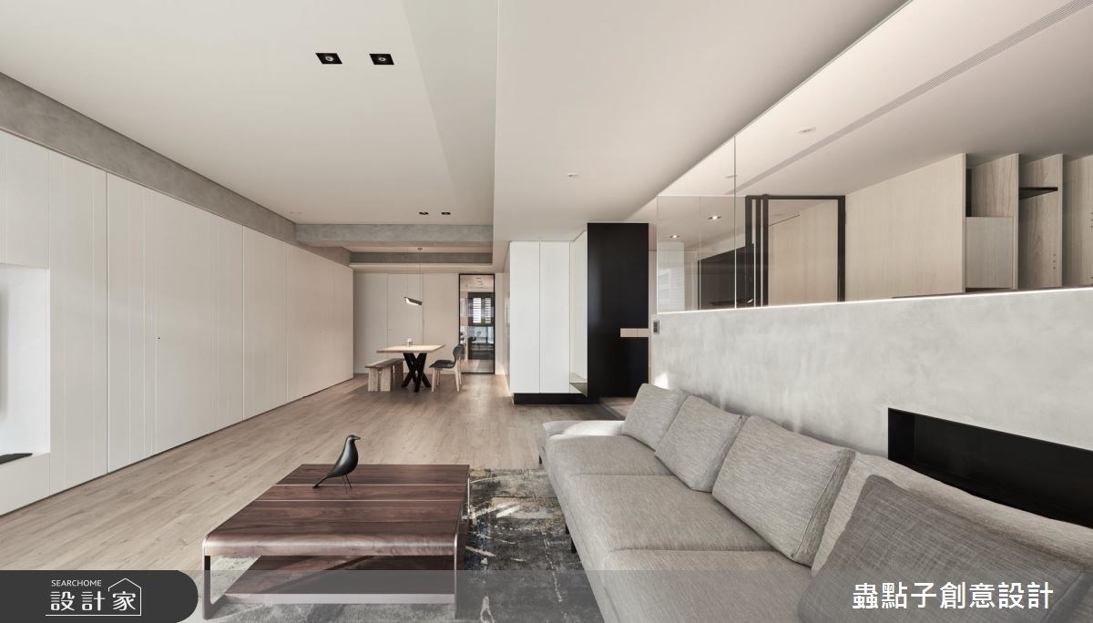 60坪新成屋(5年以下)＿簡約風客廳案例圖片＿蟲點子創意設計＿蟲點子_62之18