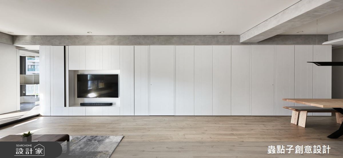60坪新成屋(5年以下)＿簡約風客廳案例圖片＿蟲點子創意設計＿蟲點子_62之19