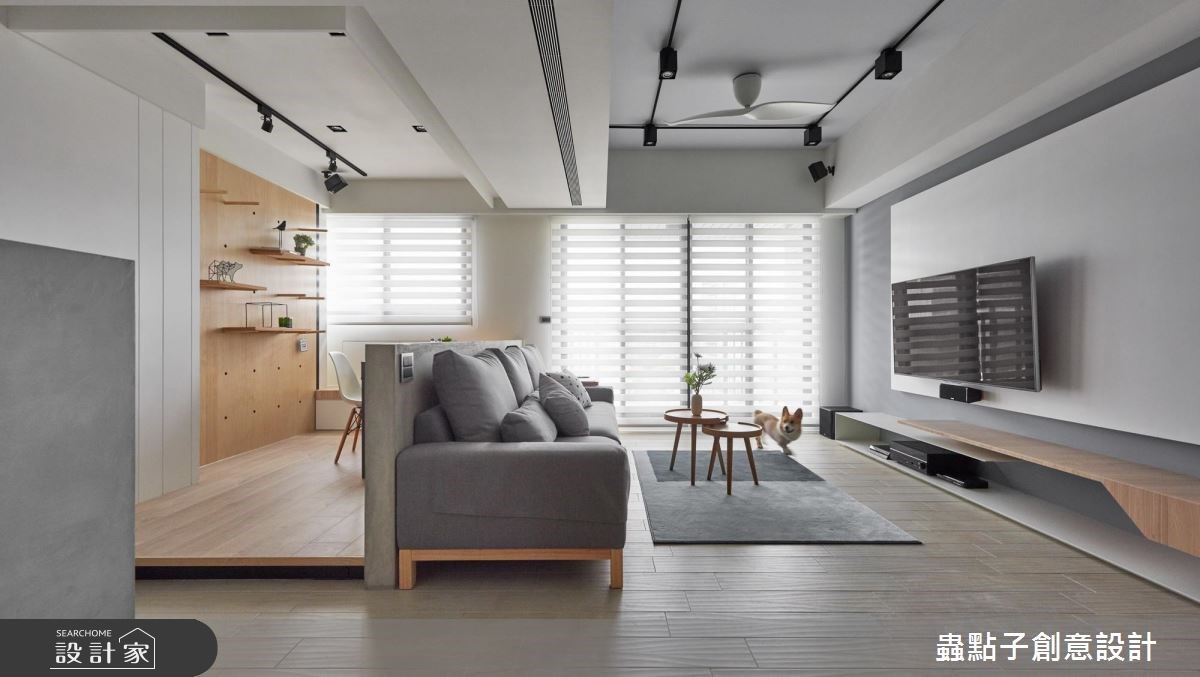 22坪新成屋(5年以下)＿北歐風客廳案例圖片＿蟲點子創意設計＿蟲點子_63之5