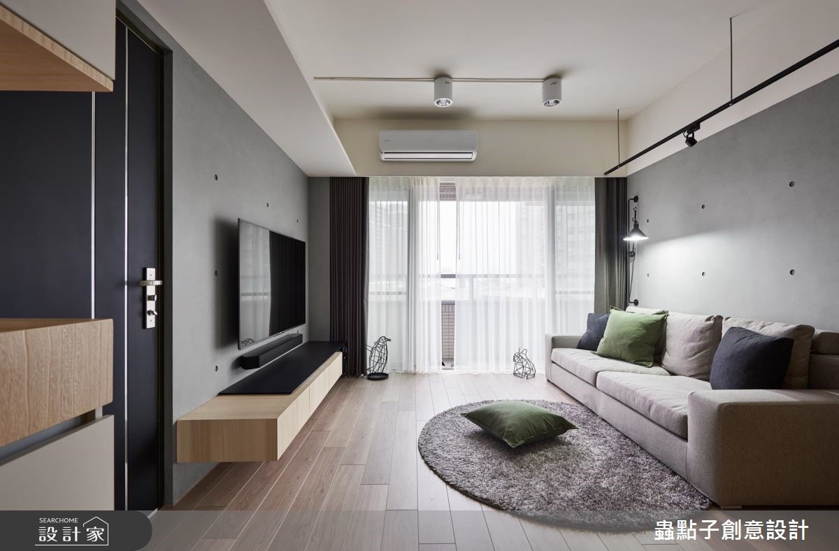 22坪新成屋(5年以下)＿簡約風客廳案例圖片＿蟲點子創意設計＿蟲點子_65之2