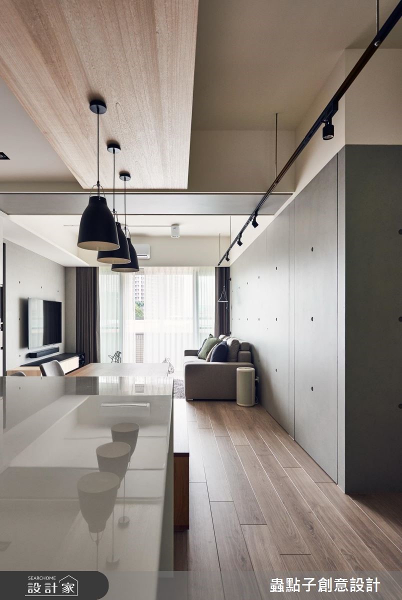 22坪新成屋(5年以下)＿簡約風吧檯案例圖片＿蟲點子創意設計＿蟲點子_65之25