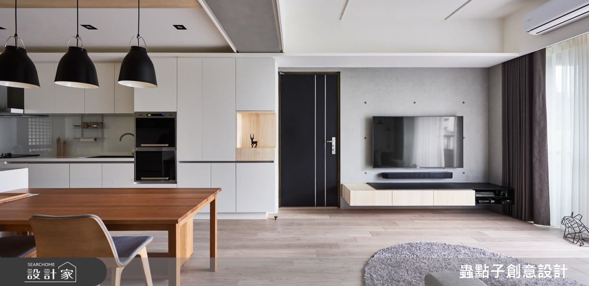 22坪新成屋(5年以下)＿簡約風客廳餐廳廚房案例圖片＿蟲點子創意設計＿蟲點子_65之1