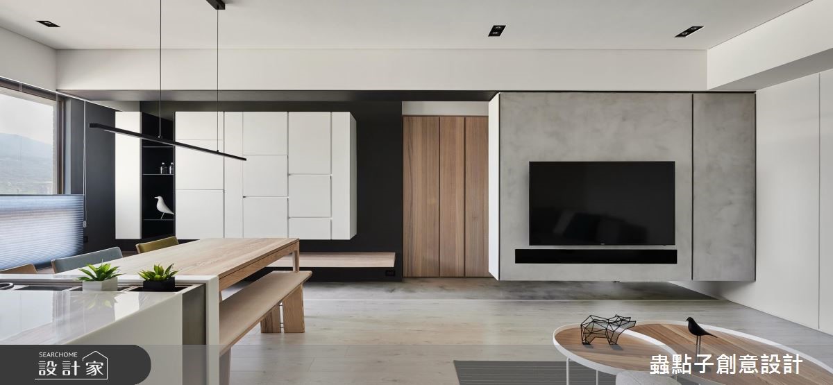 30坪中古屋(5~15年)＿北歐風客廳餐廳案例圖片＿蟲點子創意設計＿蟲點子_66之5