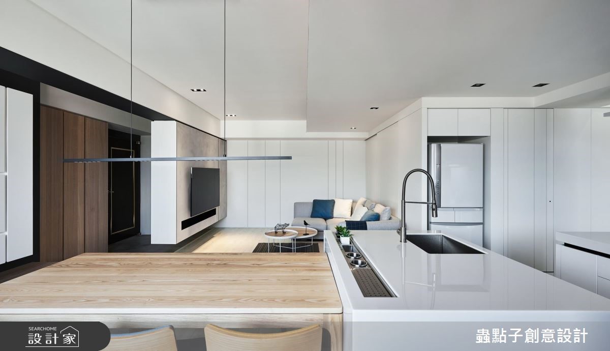 30坪中古屋(5~15年)＿北歐風餐廳吧檯案例圖片＿蟲點子創意設計＿蟲點子_66之13