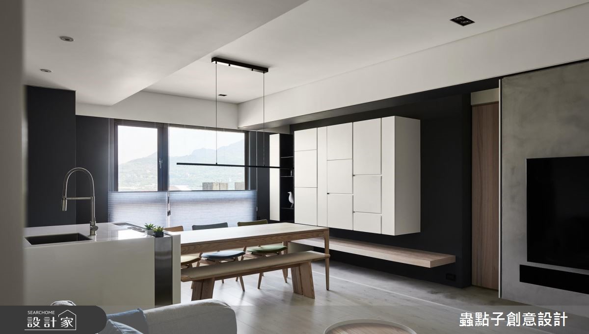 30坪中古屋(5~15年)＿北歐風餐廳吧檯案例圖片＿蟲點子創意設計＿蟲點子_66之9