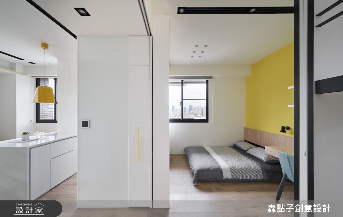 12坪新成屋(5年以下)＿北歐風吧檯臥室客房案例圖片＿蟲點子創意設計＿蟲點子_68之14