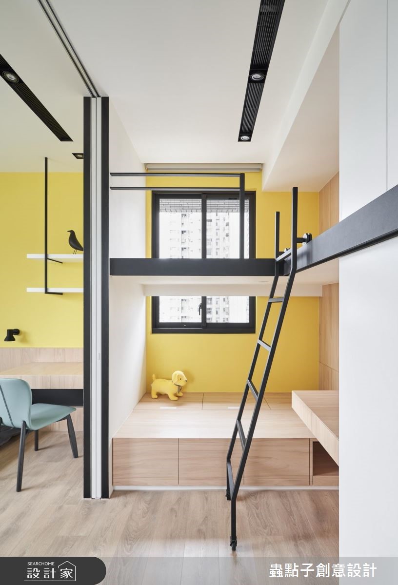 12坪新成屋(5年以下)＿北歐風臥室客房案例圖片＿蟲點子創意設計＿蟲點子_68之26