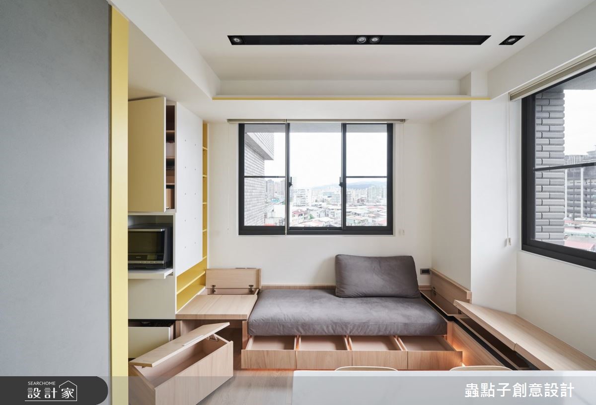 12坪新成屋(5年以下)＿北歐風客廳臥榻案例圖片＿蟲點子創意設計＿蟲點子_68之6