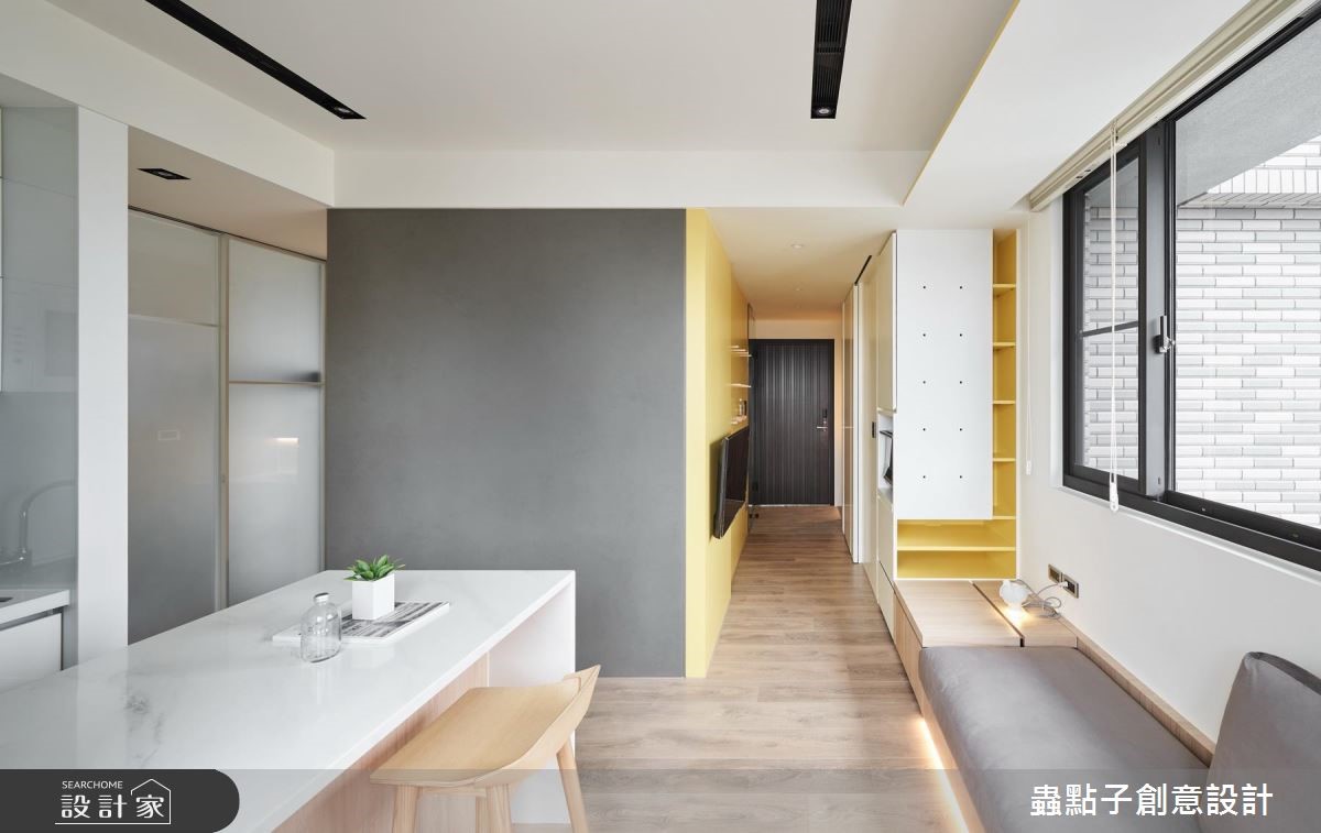 12坪新成屋(5年以下)＿北歐風玄關客廳吧檯案例圖片＿蟲點子創意設計＿蟲點子_68之10