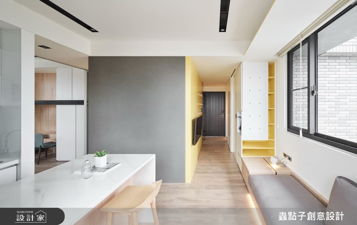 12坪新成屋(5年以下)＿北歐風玄關客廳吧檯案例圖片＿蟲點子創意設計＿蟲點子_68之9