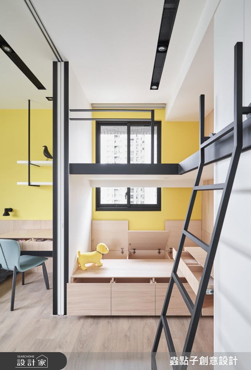 12坪新成屋(5年以下)＿北歐風臥室客房案例圖片＿蟲點子創意設計＿蟲點子_68之27