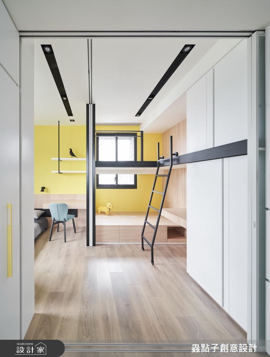 12坪新成屋(5年以下)＿北歐風臥室客房案例圖片＿蟲點子創意設計＿蟲點子_68之24