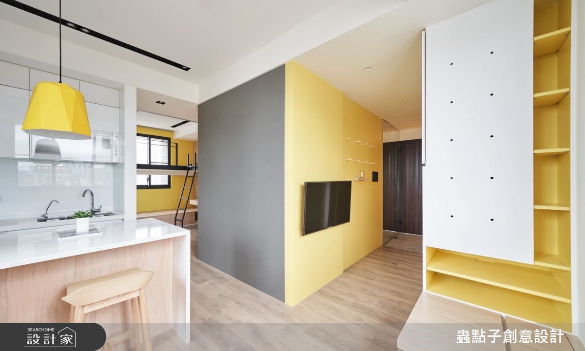 12坪新成屋(5年以下)＿北歐風玄關廚房吧檯案例圖片＿蟲點子創意設計＿蟲點子_68之8