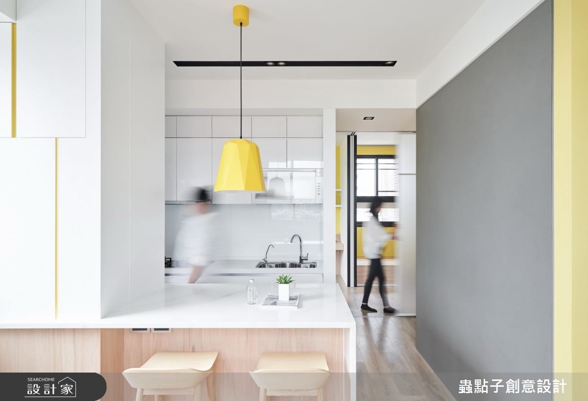 12坪新成屋(5年以下)＿北歐風廚房吧檯案例圖片＿蟲點子創意設計＿蟲點子_68之11