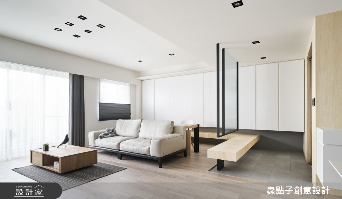 43坪中古屋(5~15年)＿北歐風客廳案例圖片＿蟲點子創意設計＿蟲點子_69之9