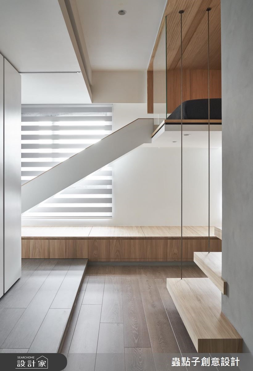 40坪新成屋(5年以下)＿北歐風樓梯案例圖片＿蟲點子創意設計＿蟲點子_70之24