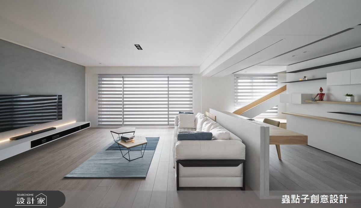 40坪新成屋(5年以下)＿北歐風客廳案例圖片＿蟲點子創意設計＿蟲點子_70之2
