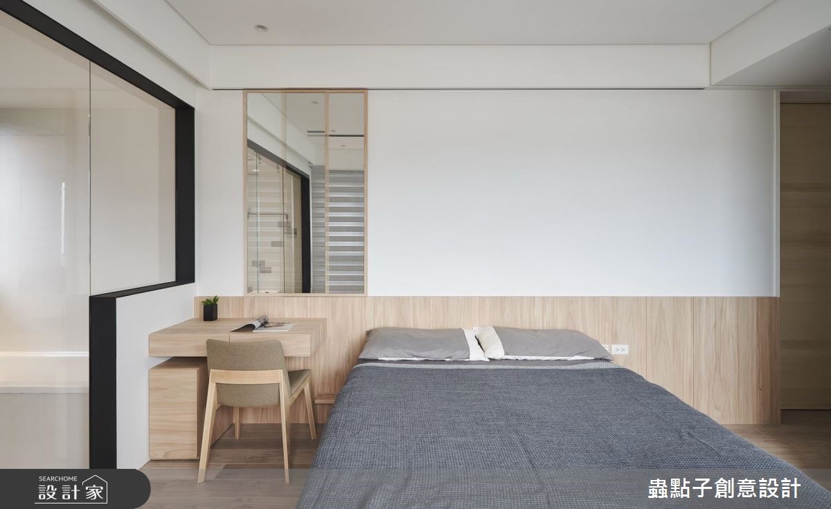 40坪新成屋(5年以下)＿北歐風臥室案例圖片＿蟲點子創意設計＿蟲點子_70之39