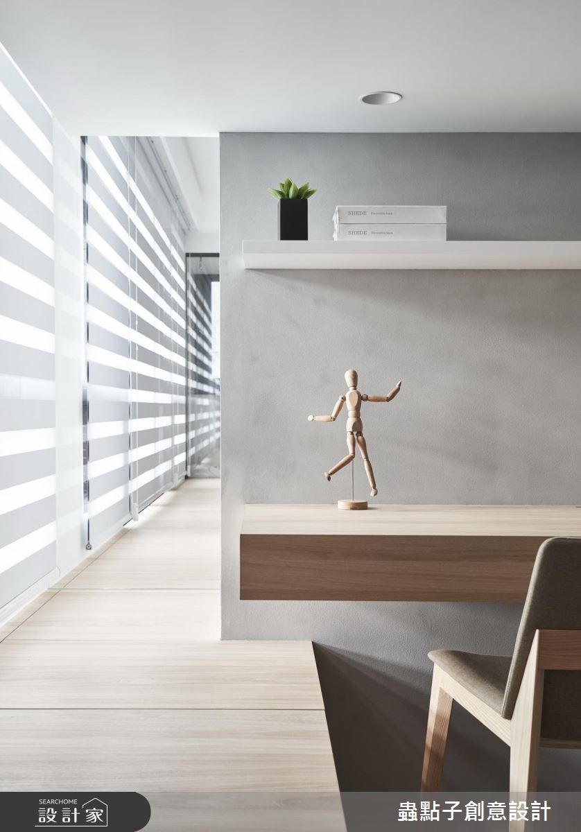 40坪新成屋(5年以下)＿北歐風書房案例圖片＿蟲點子創意設計＿蟲點子_70之34