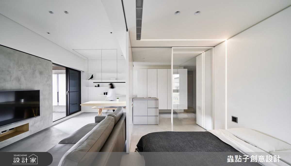 17坪新成屋(5年以下)＿北歐風客廳臥室案例圖片＿蟲點子創意設計＿蟲點子_71之22
