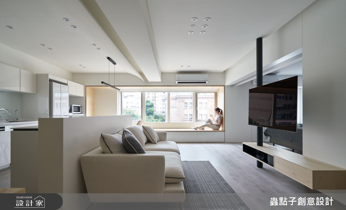 20坪老屋(16~30年)＿北歐風客廳案例圖片＿蟲點子創意設計＿蟲點子_74之2
