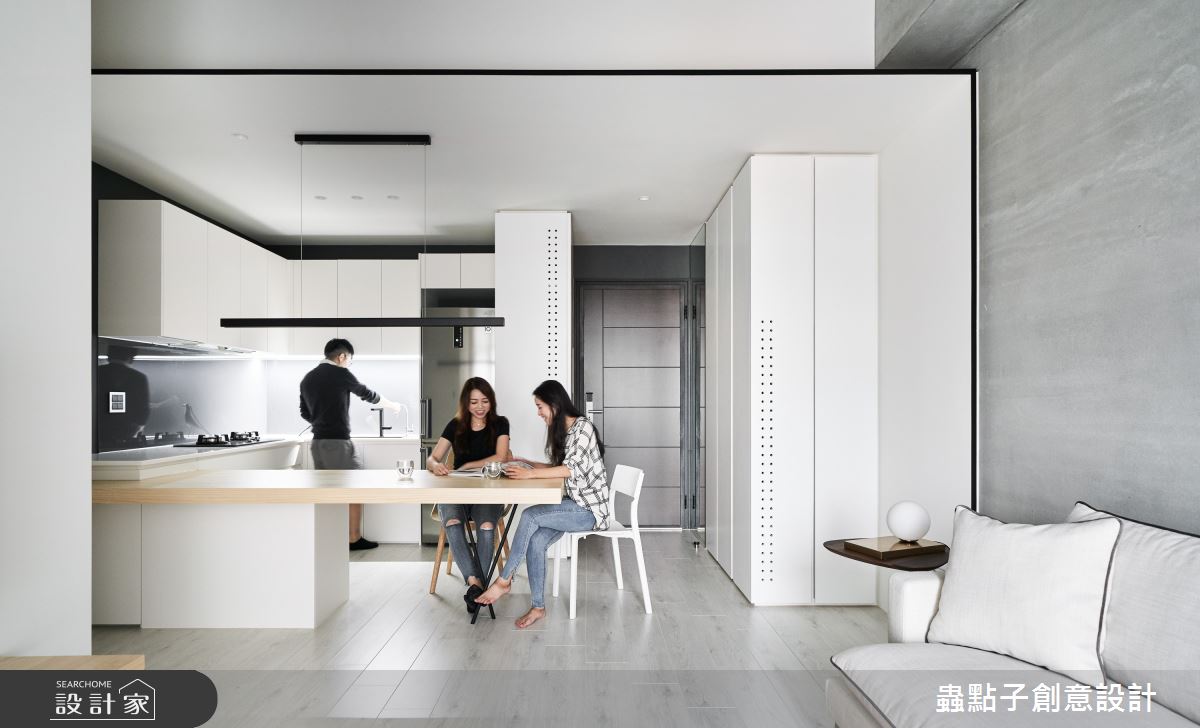 20坪新成屋(5年以下)＿簡約風餐廳案例圖片＿蟲點子創意設計＿蟲點子_76之2
