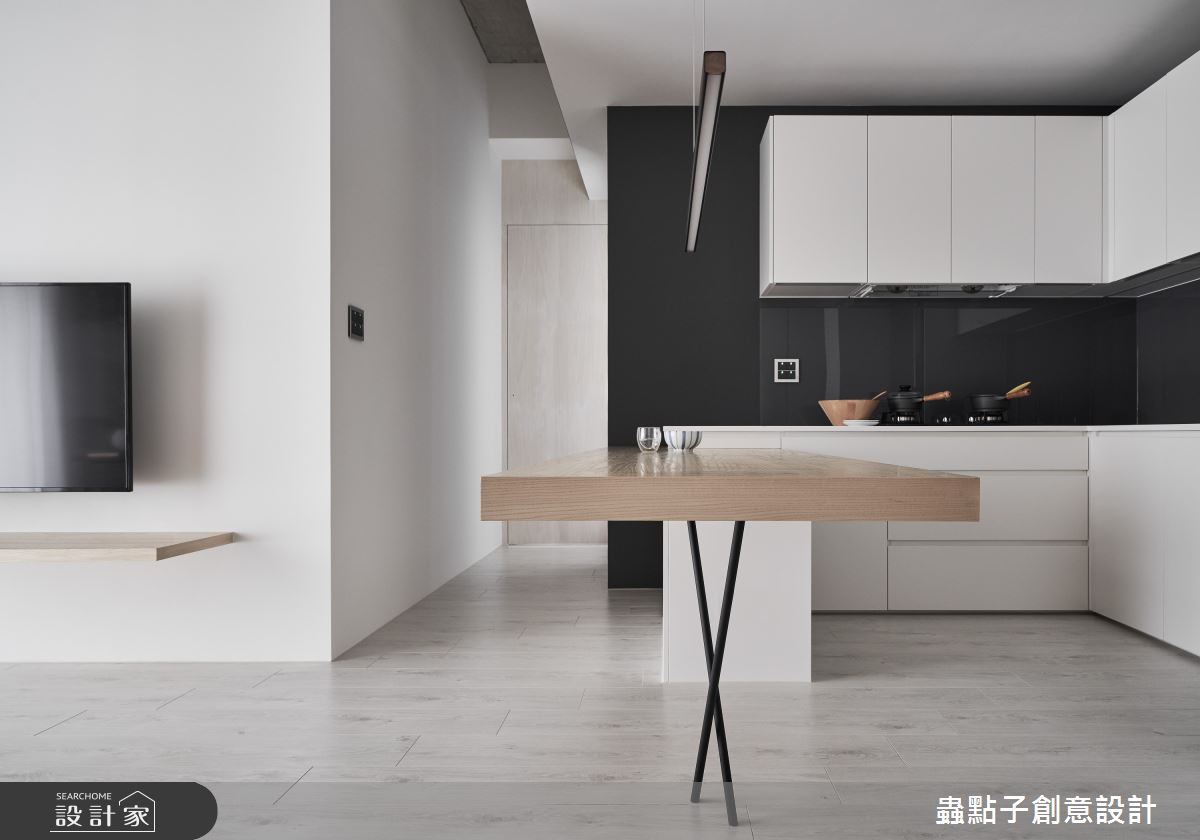 20坪新成屋(5年以下)＿簡約風餐廳廚房案例圖片＿蟲點子創意設計＿蟲點子_76之13