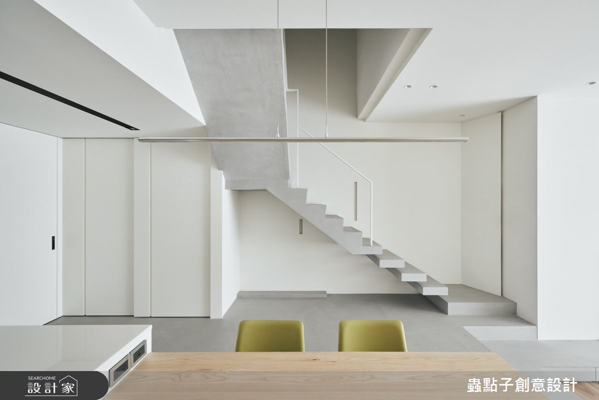 50坪老屋(16~30年)＿北歐風餐廳樓梯案例圖片＿蟲點子創意設計＿蟲點子_77之20