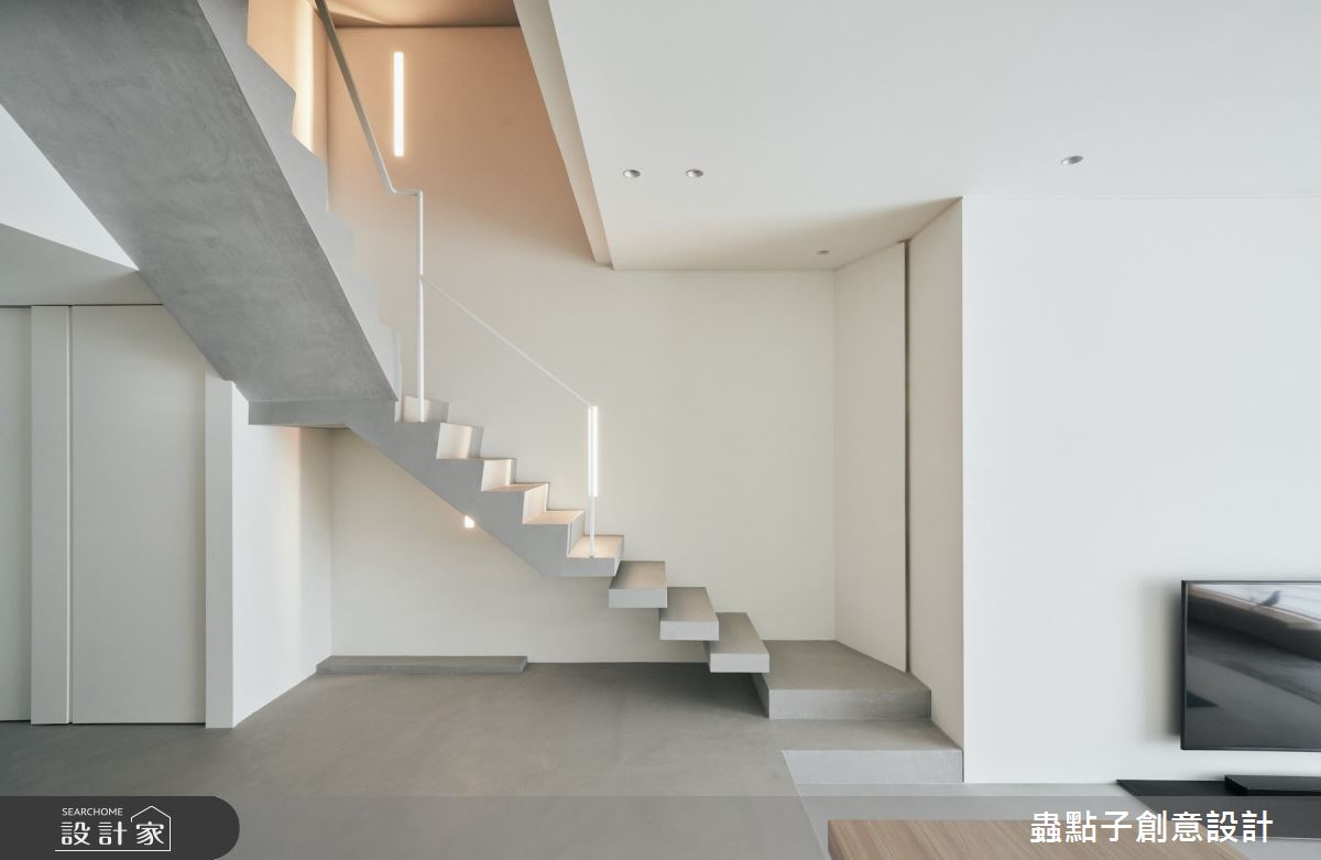 50坪老屋(16~30年)＿北歐風樓梯案例圖片＿蟲點子創意設計＿蟲點子_77之21