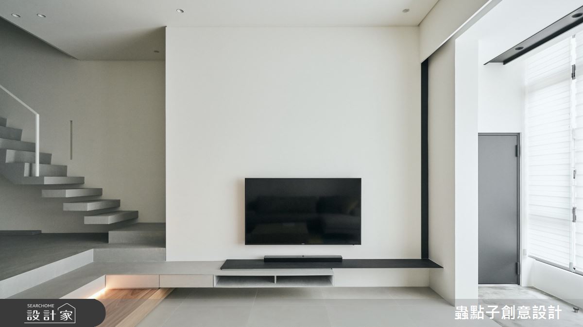 50坪老屋(16~30年)＿北歐風客廳樓梯案例圖片＿蟲點子創意設計＿蟲點子_77之14