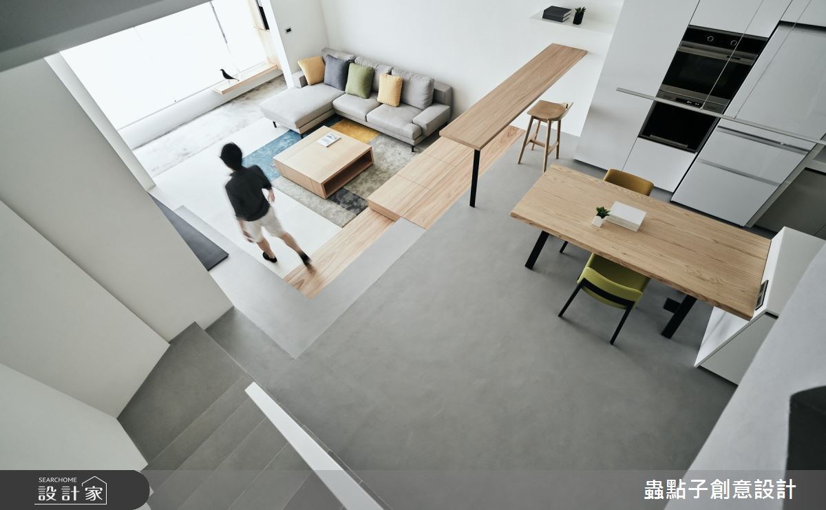 50坪老屋(16~30年)＿北歐風餐廳樓梯案例圖片＿蟲點子創意設計＿蟲點子_77之6