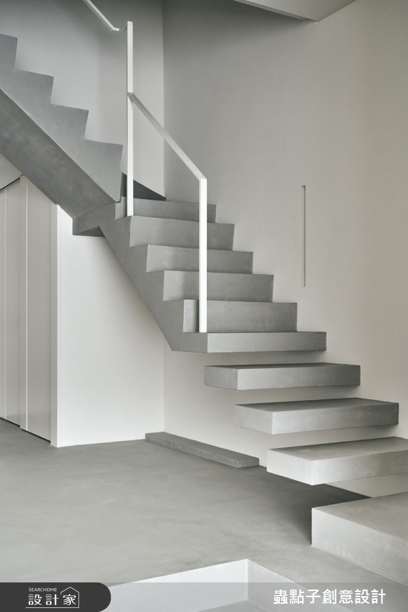 50坪老屋(16~30年)＿北歐風樓梯案例圖片＿蟲點子創意設計＿蟲點子_77之23