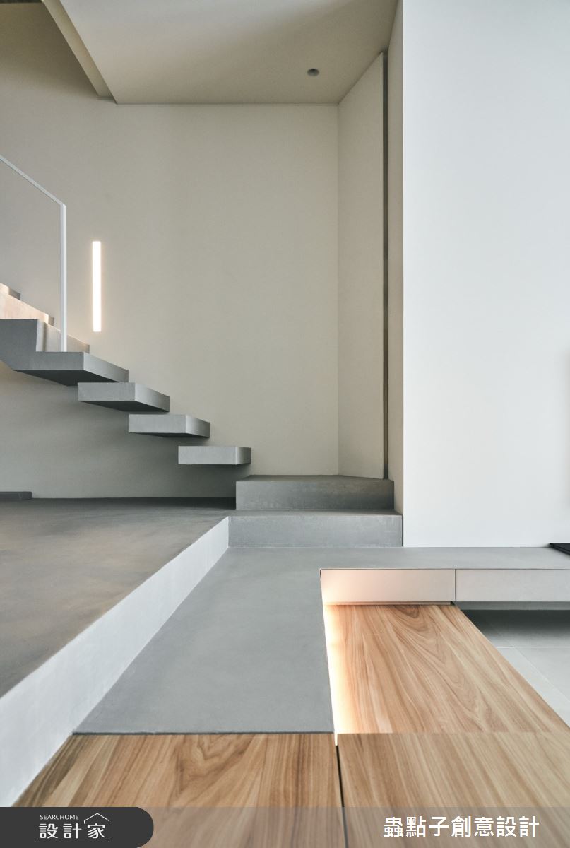 50坪老屋(16~30年)＿北歐風樓梯案例圖片＿蟲點子創意設計＿蟲點子_77之25