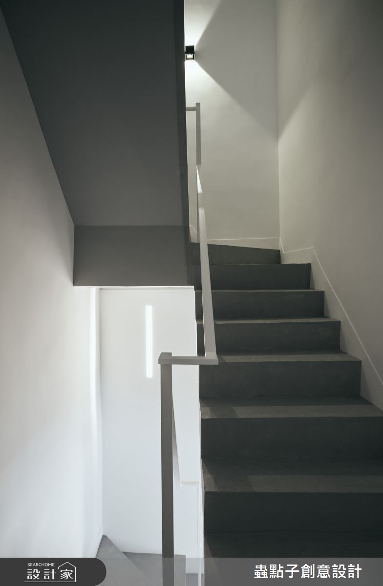 50坪老屋(16~30年)＿北歐風樓梯案例圖片＿蟲點子創意設計＿蟲點子_77之40