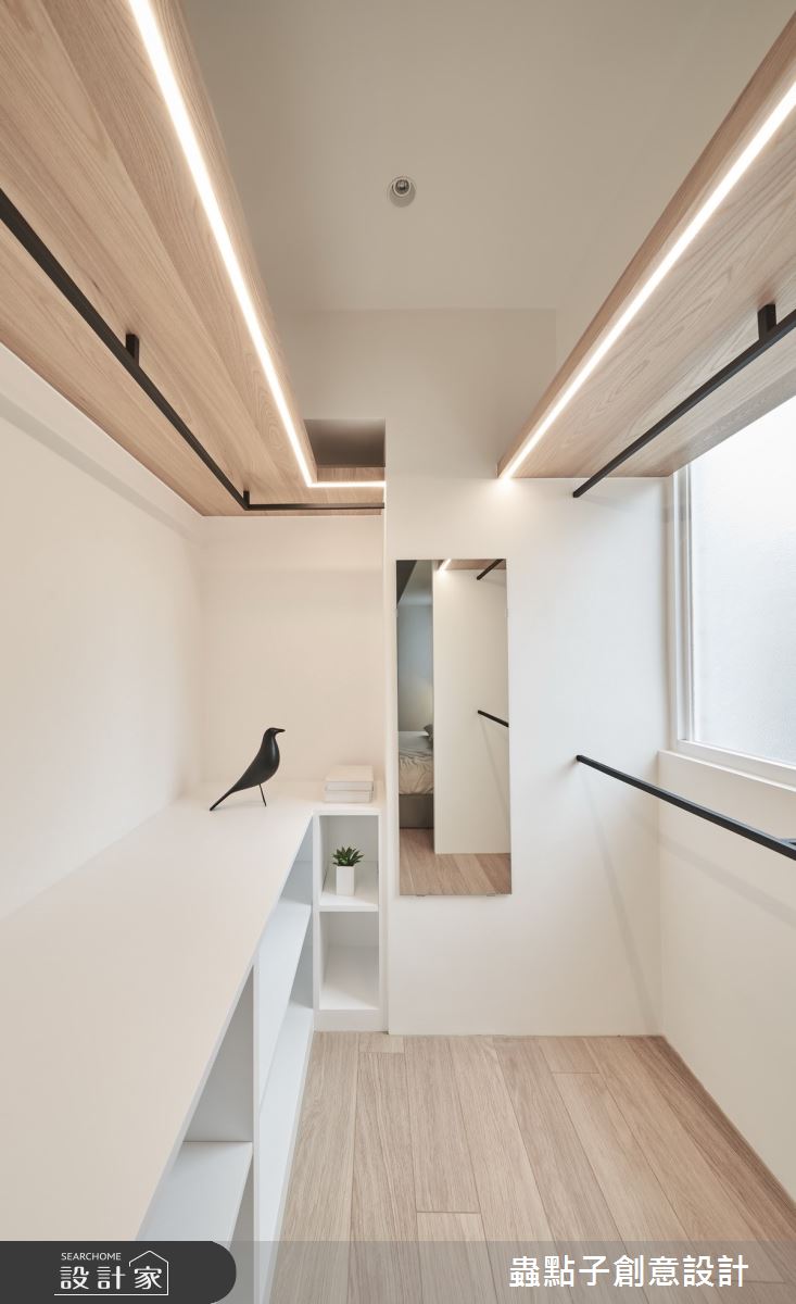 32坪老屋(16~30年)＿北歐風更衣間案例圖片＿蟲點子創意設計＿蟲點子_78之32