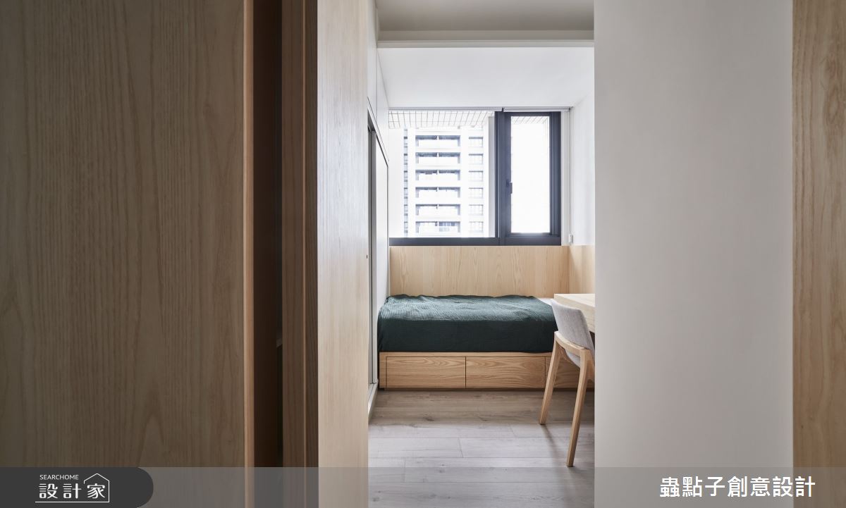 30坪新成屋(5年以下)＿簡約風臥室案例圖片＿蟲點子創意設計＿蟲點子_79之25