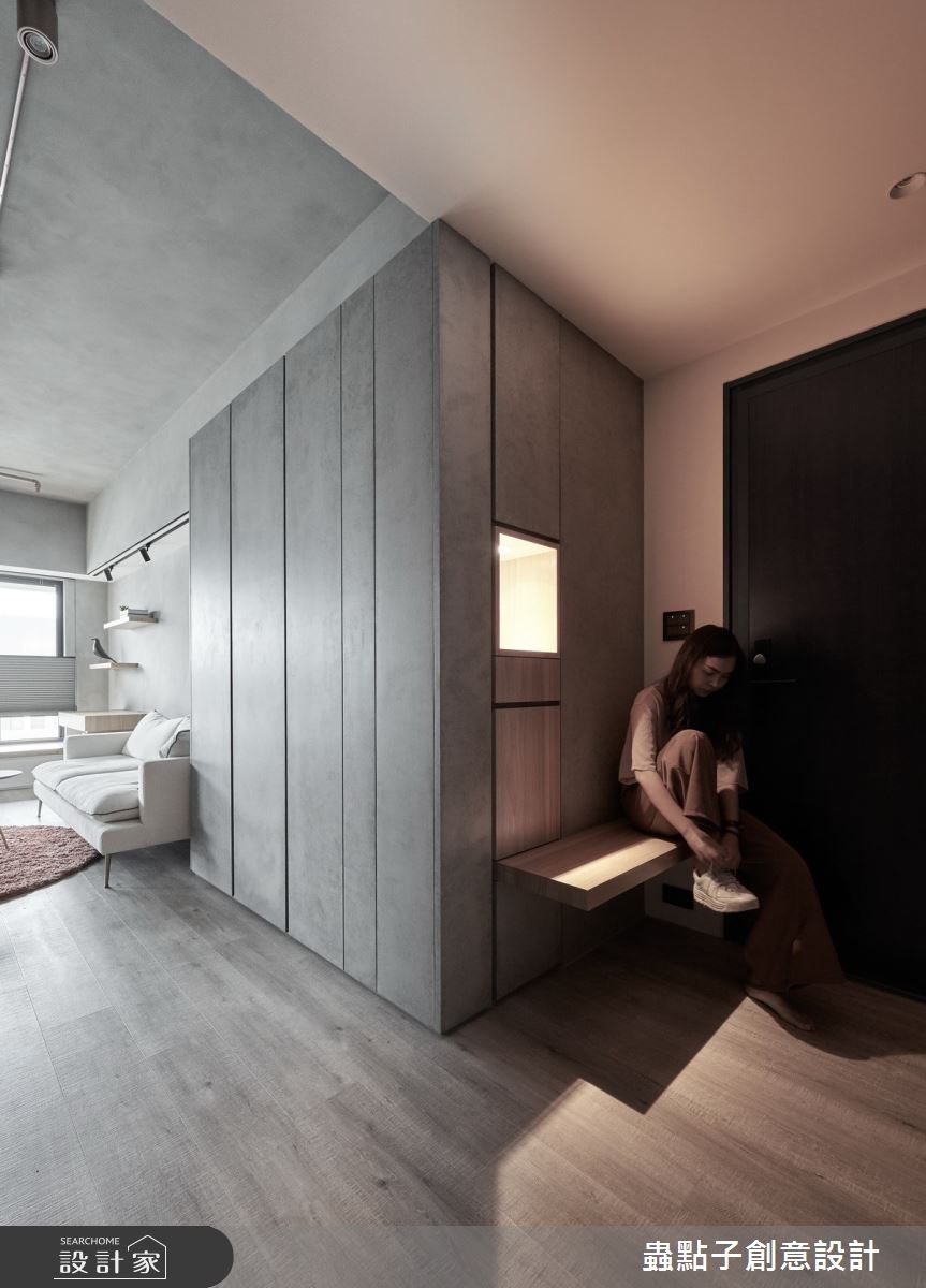 24坪新成屋(5年以下)＿簡約風玄關案例圖片＿蟲點子創意設計＿蟲點子_81之3