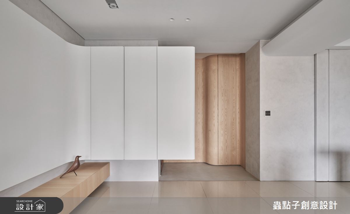 32坪新成屋(5年以下)＿簡約風玄關案例圖片＿蟲點子創意設計＿蟲點子_82之2