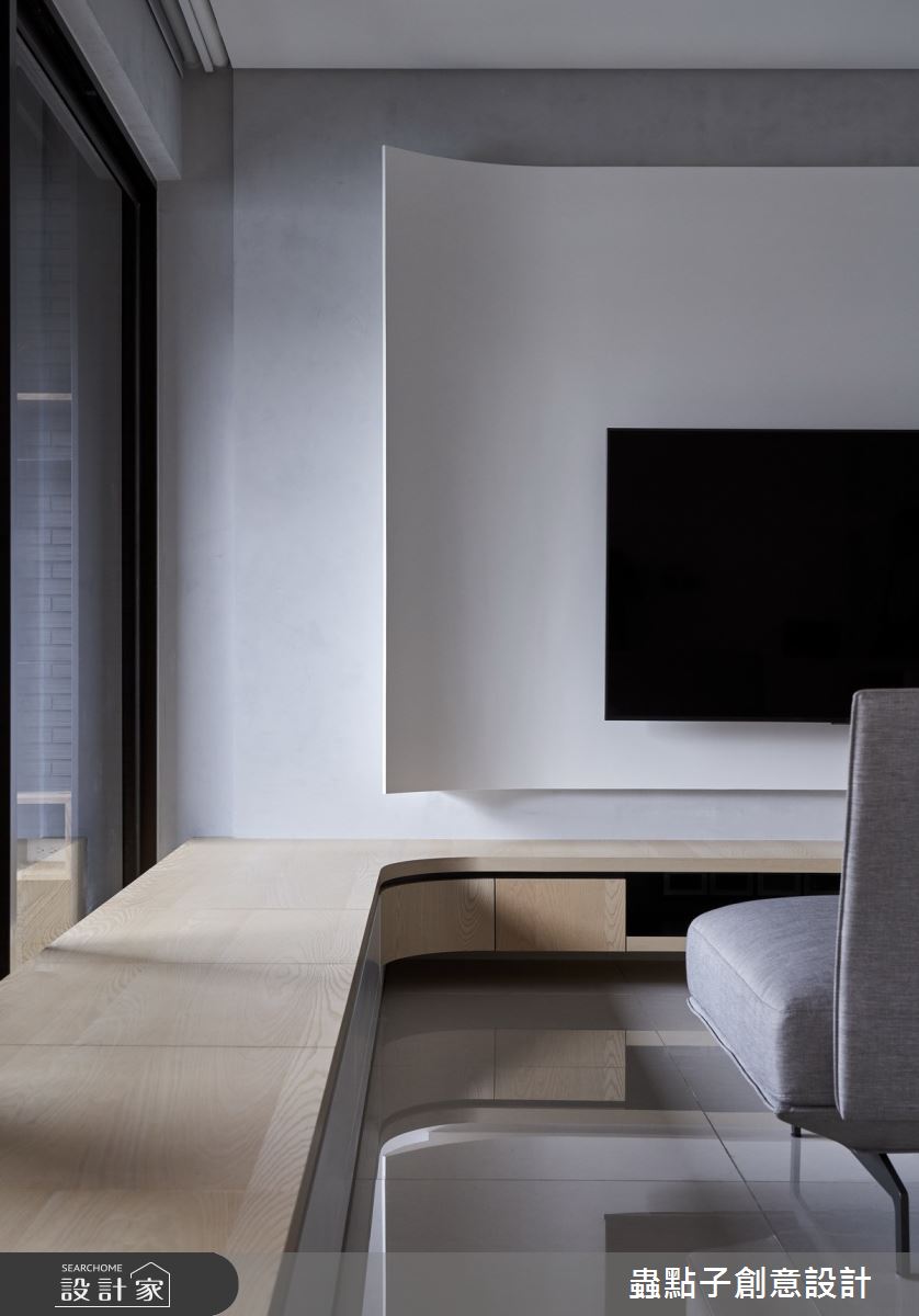 32坪新成屋(5年以下)＿簡約風客廳案例圖片＿蟲點子創意設計＿蟲點子_82之10