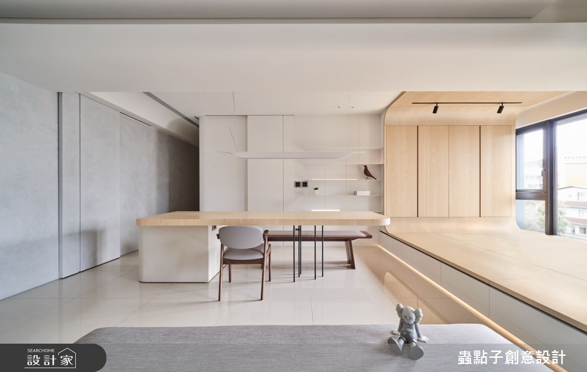 32坪新成屋(5年以下)＿簡約風工作區案例圖片＿蟲點子創意設計＿蟲點子_82之16