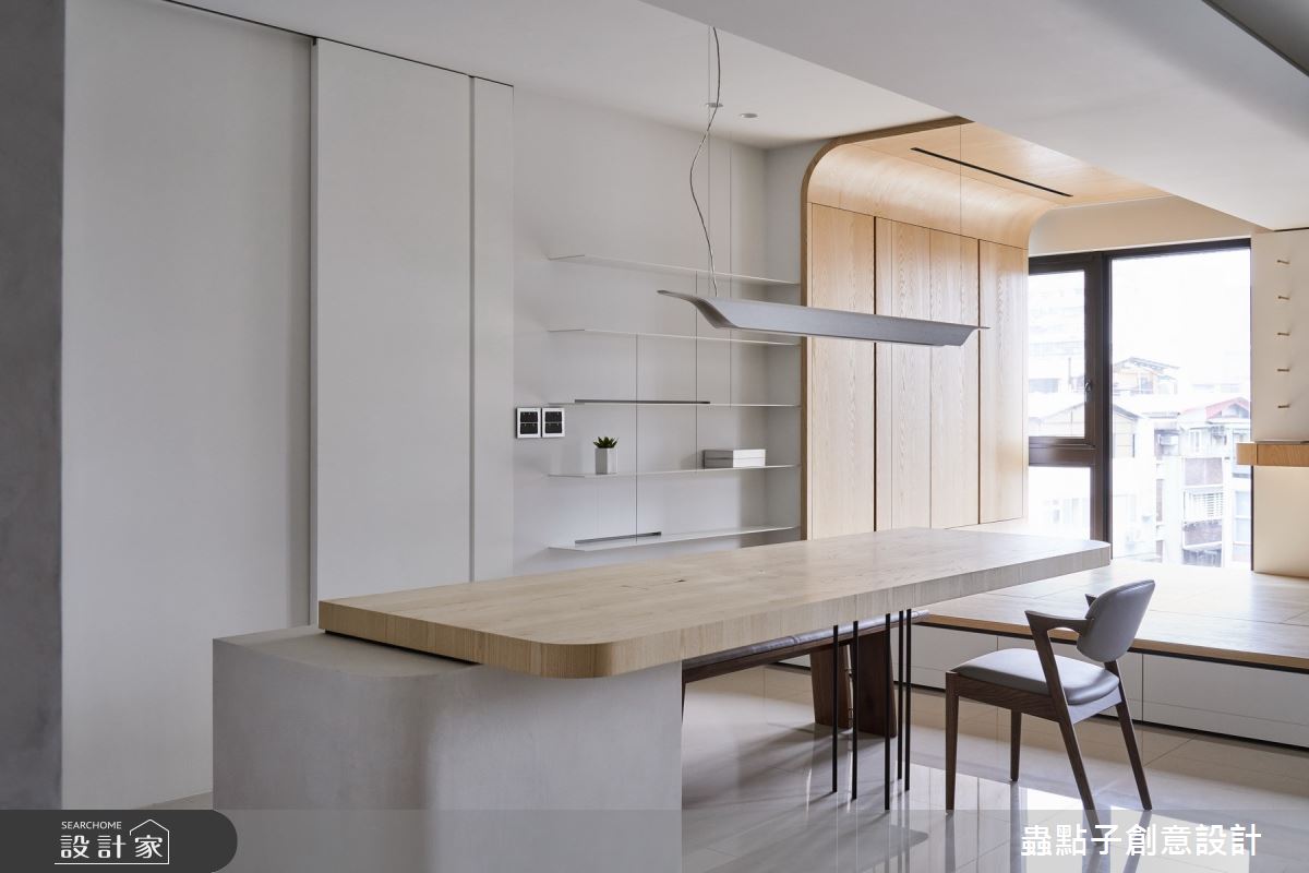 32坪新成屋(5年以下)＿簡約風工作區案例圖片＿蟲點子創意設計＿蟲點子_82之20