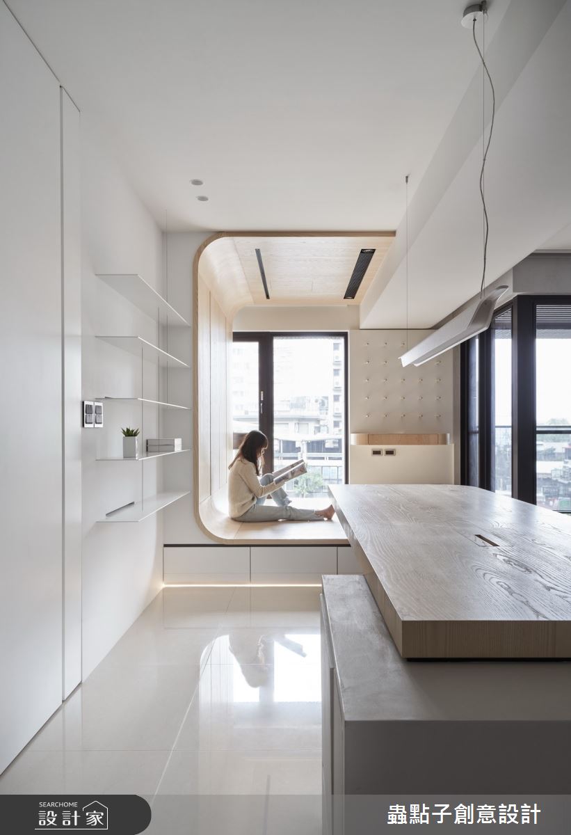 32坪新成屋(5年以下)＿簡約風工作區案例圖片＿蟲點子創意設計＿蟲點子_82之26