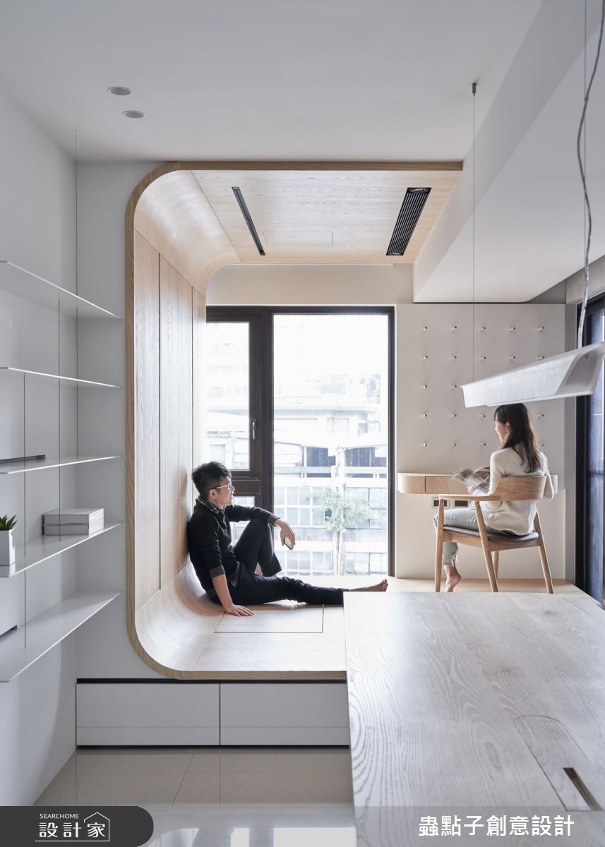 32坪新成屋(5年以下)＿簡約風和室案例圖片＿蟲點子創意設計＿蟲點子_82之29