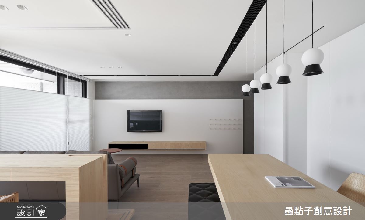 27坪新成屋(5年以下)＿簡約風客廳餐廳案例圖片＿蟲點子創意設計＿蟲點子_83之5