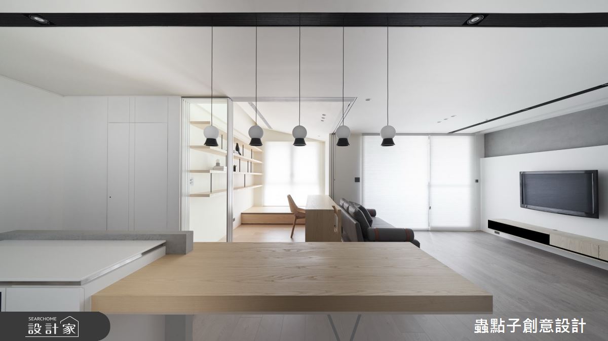 27坪新成屋(5年以下)＿簡約風客廳案例圖片＿蟲點子創意設計＿蟲點子_83之7