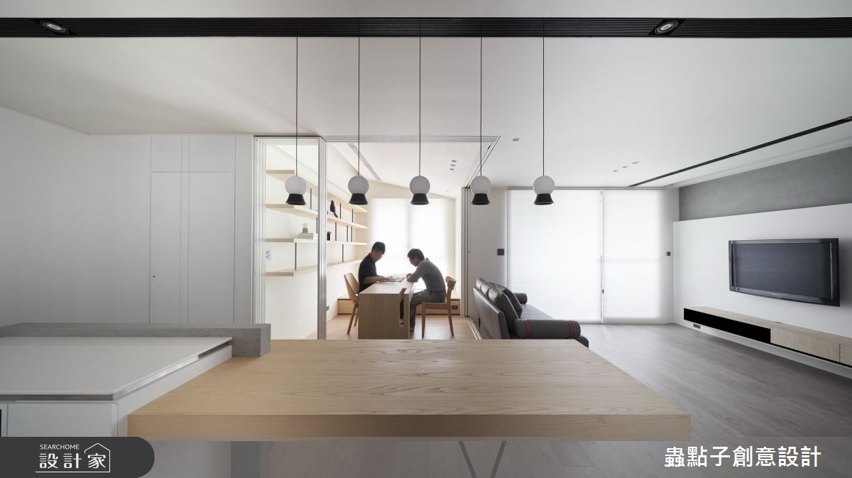 27坪新成屋(5年以下)＿簡約風客廳案例圖片＿蟲點子創意設計＿蟲點子_83之8