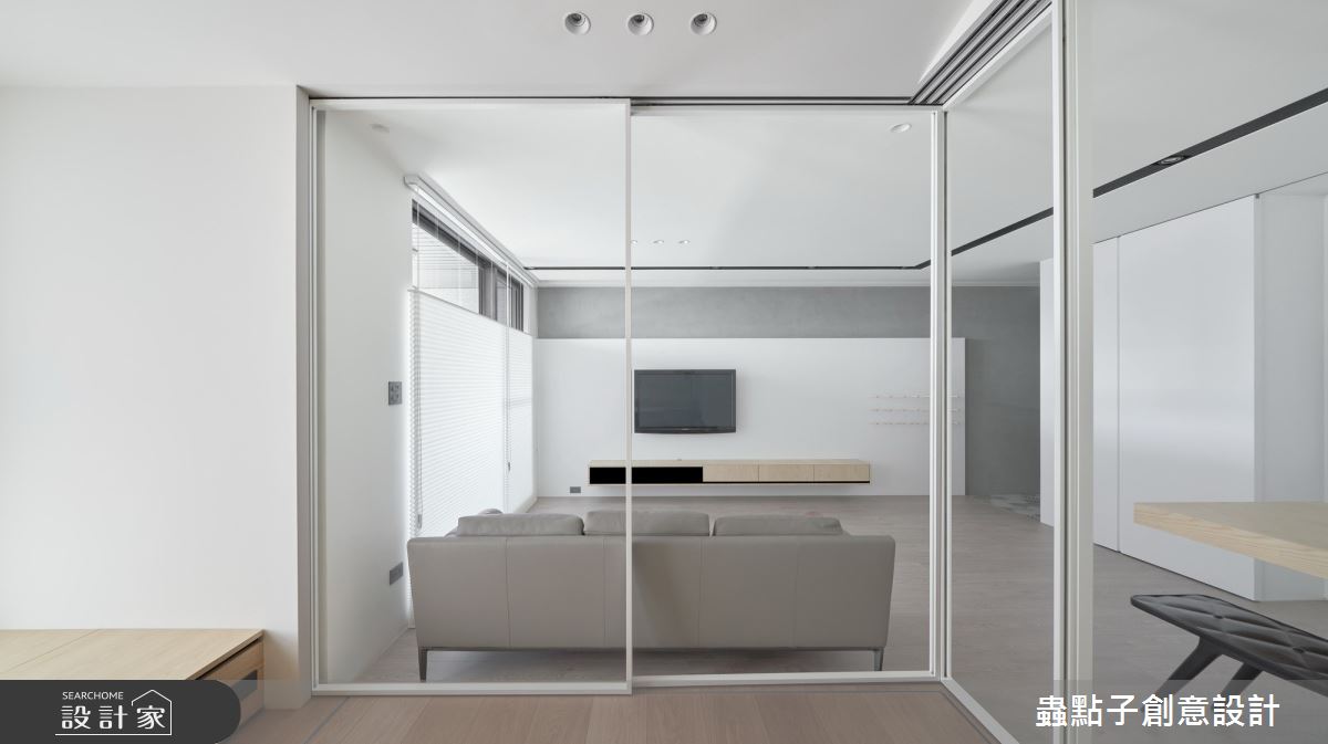 27坪新成屋(5年以下)＿簡約風客廳案例圖片＿蟲點子創意設計＿蟲點子_83之20