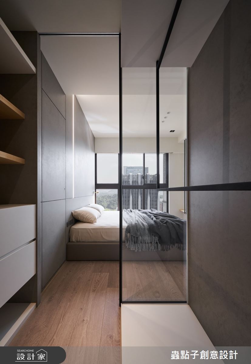 27坪新成屋(5年以下)＿簡約風臥室案例圖片＿蟲點子創意設計＿蟲點子_83之27