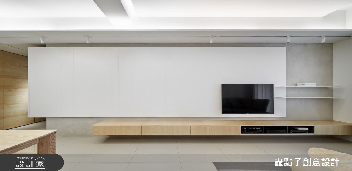 28坪新成屋(5年以下)＿簡約風客廳案例圖片＿蟲點子創意設計＿蟲點子_84之8